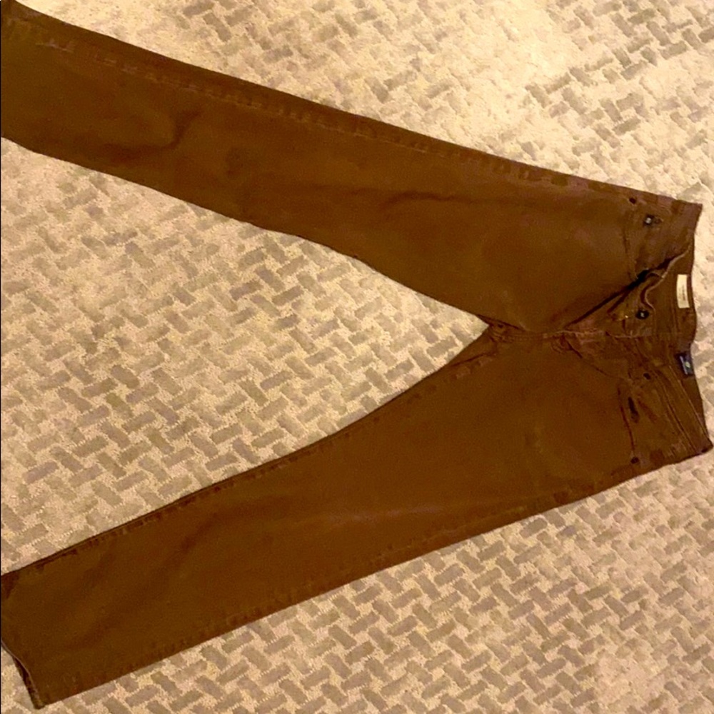31/32 AG Graduate Tailored Leg Jeans (brown)